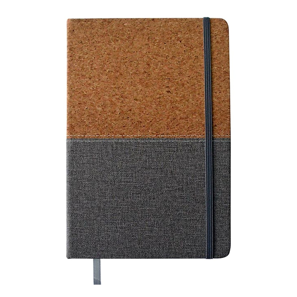 Libreta A5 Corcho Con Biocuero Texturizado