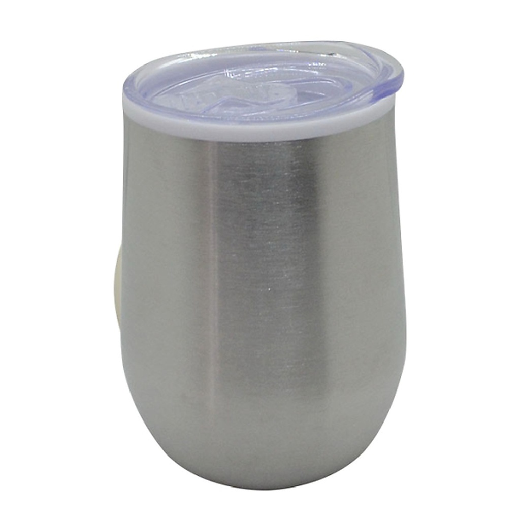 Mug Termico Doble Pared Plastico Interior Y Metalico Exterior