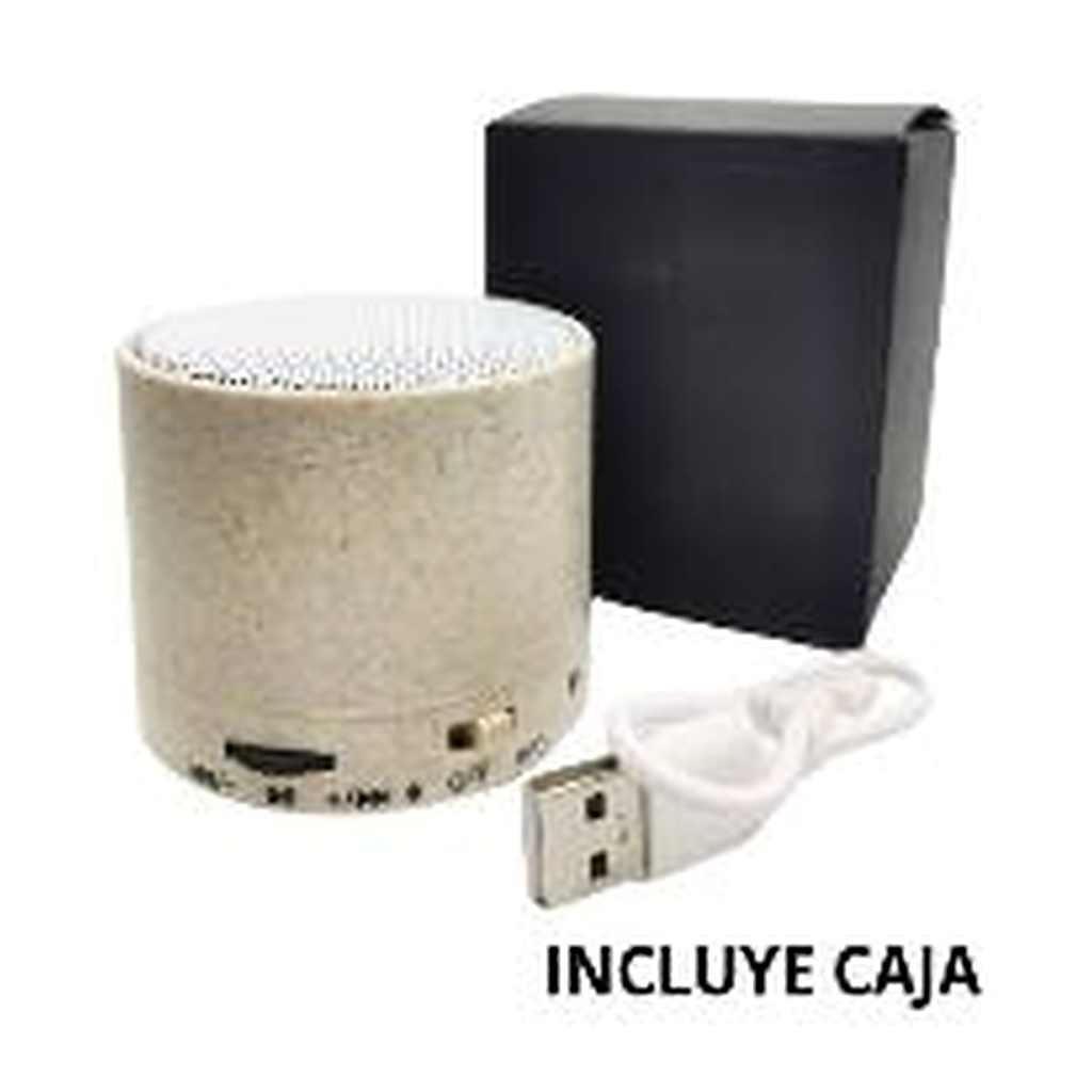Parlante Bluetooth Fibra De Trigo