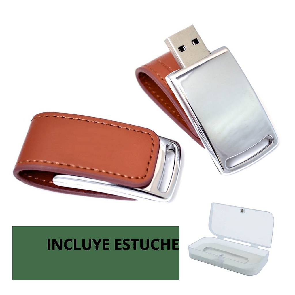 Usb De Cuero Omega 4Gb