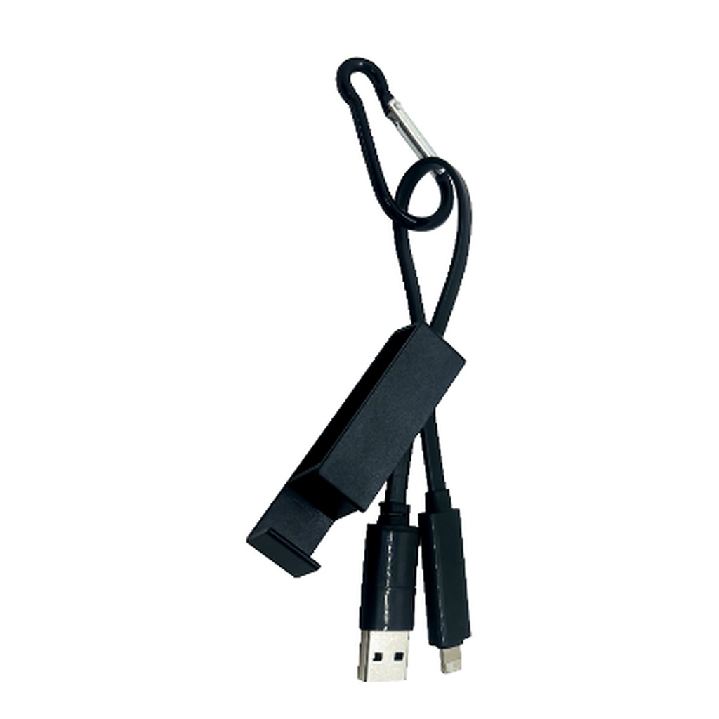 Cable Carabinero Cargador Con 3 Entradas