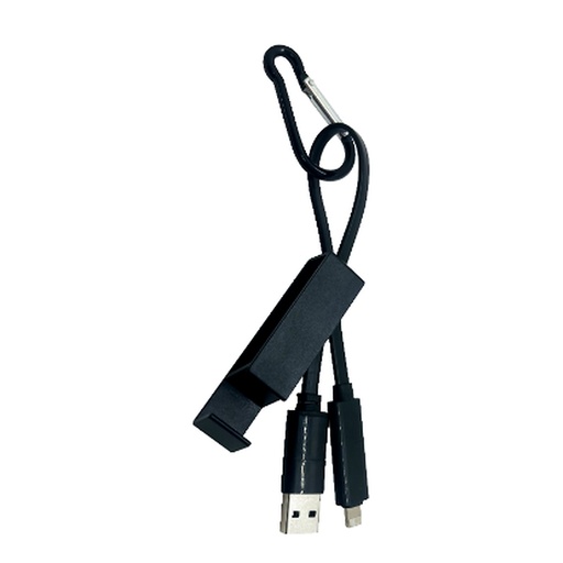 Cable Carabinero Cargador Con 3 Entradas