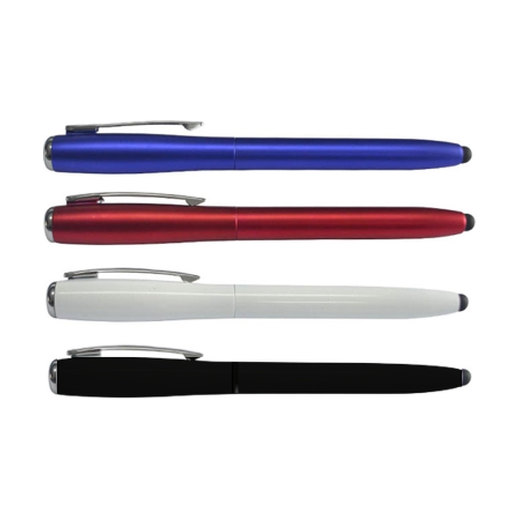 Lapicero Plastico Con Linterna Y Punta Touch