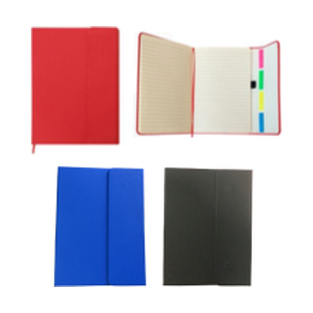 Cuaderno A5 Con Separador De Hojas Y Notas Adhesivas