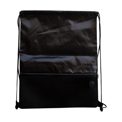 [IP-00366] Bolsimochila Ahorcada De Nylon Con Bolsillo De Malla