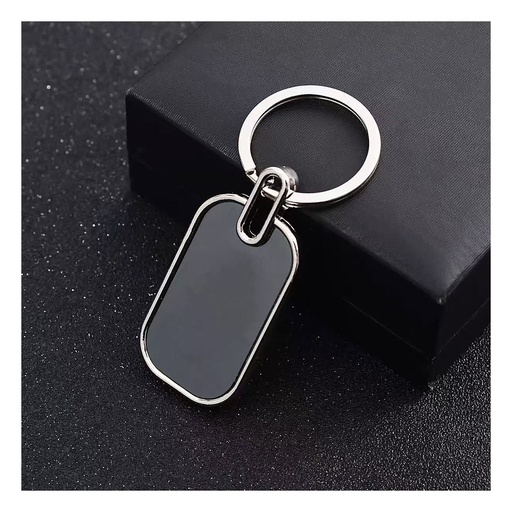 [IP-00607] Llavero Metalico Rectangulo Con Cajita