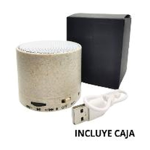 Parlante Bluetooth Fibra De Trigo
