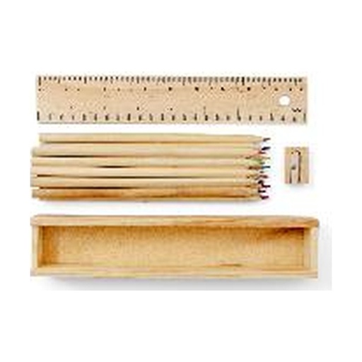 [IP-01235] Set De Escritorio Madera 100 Unid X Caja