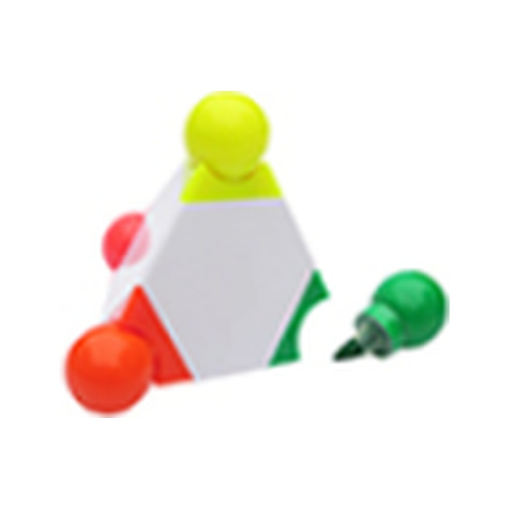 Resaltador Piramide 250 Unid X Caja