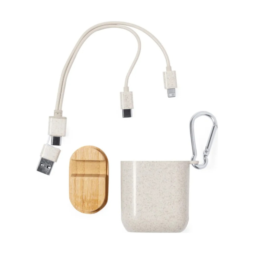 Set Multicargador Y Porta Celular Sami
